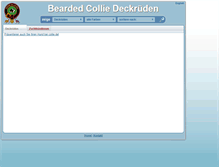 Tablet Screenshot of bearded.collie.de