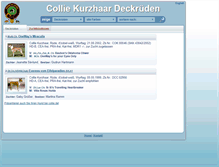 Tablet Screenshot of kurzhaar.collie.de